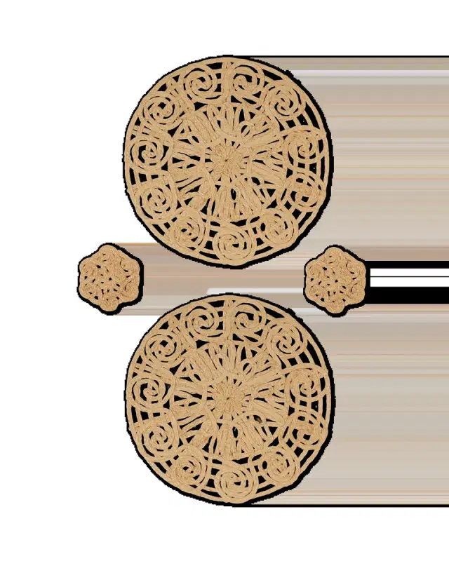Emporio Sirenuse Round Placemats and Coasters - Set of 2