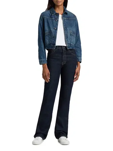 Nili Lotan Women's Carly Denim Jacket - Simon Wash - Size XL | Thumbnail 2