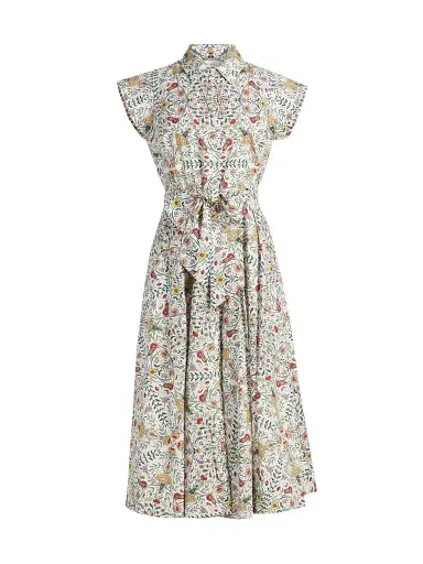 Elie Tahari Women's The Fran Folk Floral Shirtdress | Thumbnail 1