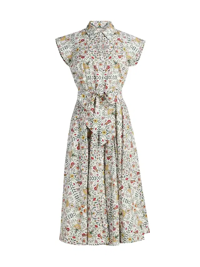 Women's The Fran Folk Floral Shirtdress - Folk Floral