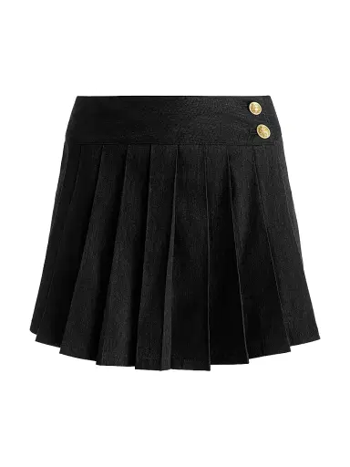 Alice + Olivia Women's Noah Pleated Skort - Black - Size 14 | Thumbnail 1 Alice + Olivia Women's Noah Pleated Skort - Black - Size 14 | Thumbnail 1