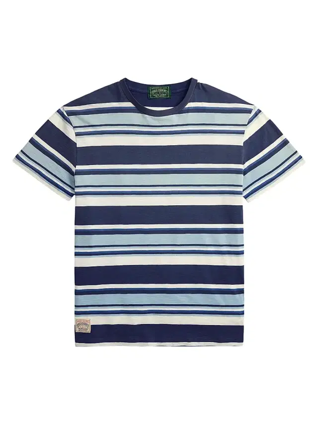 Polo Ralph Lauren Men's Striped Cotton Crewneck T-Shirt - Dark Cobalt Multi