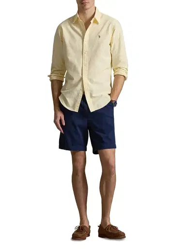 Polo Ralph Lauren Men's Montauk Flat-Front Cotton Shorts | Thumbnail 2 Polo Ralph Lauren Men's Montauk Flat-Front Cotton Shorts | Thumbnail 2