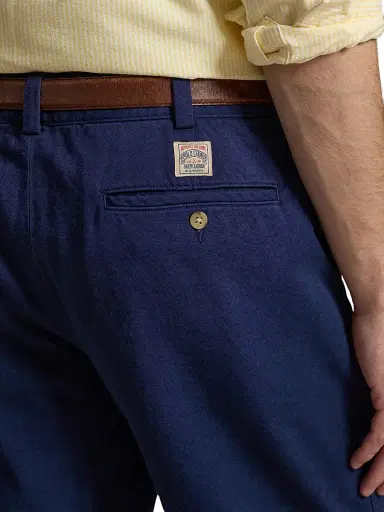 Polo Ralph Lauren Men's Montauk Flat-Front Cotton Shorts | Thumbnail 5 Polo Ralph Lauren Men's Montauk Flat-Front Cotton Shorts | Thumbnail 5