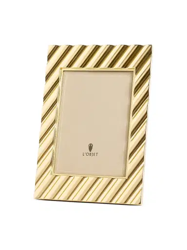 L'Objet Maxime Metal 4" x 6" Frame - Gold | Thumbnail 1 L'Objet Maxime Metal 4" x 6" Frame - Gold | Thumbnail 1