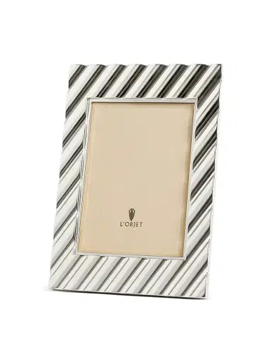 L'Objet Maxime Metal-Glass 5" x 7" Frame - Silver | Thumbnail 1