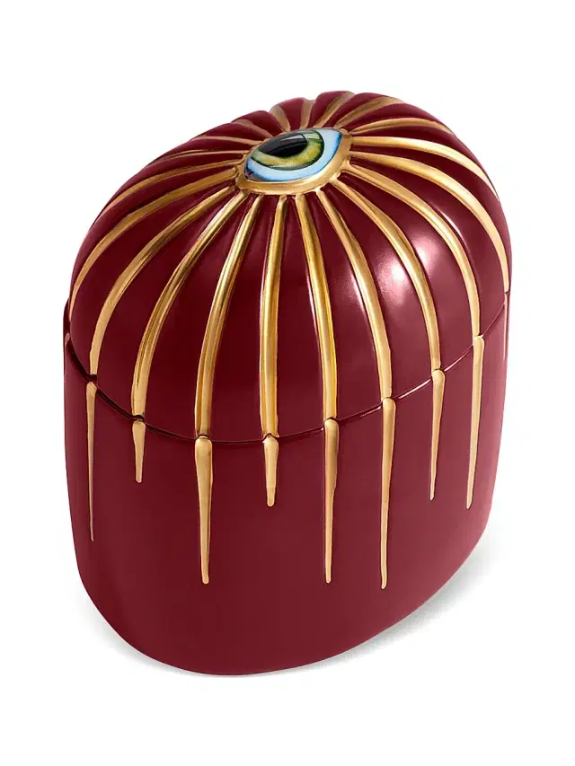 L'Objet Bleu Lito 24K Gold-Plated Scented Candle - Wine