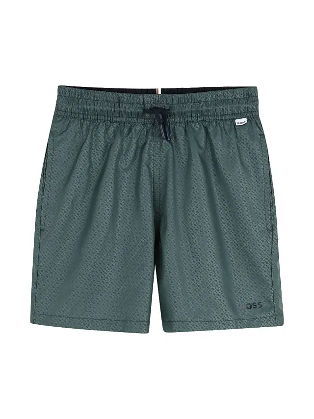 BOSS Little Boy's & Boy's Swim Shorts - Stone Pine