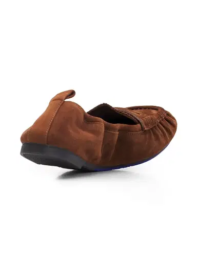 Burberry Women's Fawn Suede Loafer Flats | Thumbnail 3 Burberry Women's Fawn Suede Loafer Flats | Thumbnail 3