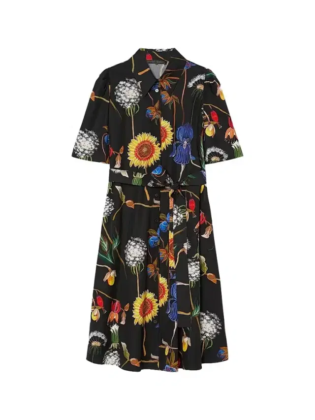 Marina Rinaldi Women's Poplin Shirt Dress - Black