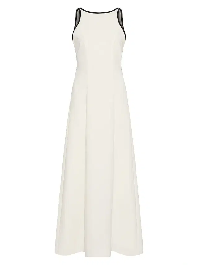 Marella Women's Envers Satin Backless Dress - Wool White