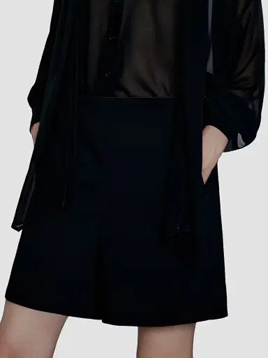 Marella Women's Envers Satin Shorts - Black | Thumbnail 2 Marella Women's Envers Satin Shorts - Black | Thumbnail 2