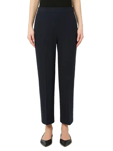 MM Max Mara Women's Milano Jersey Trousers - Ultramarine - Size XL | Thumbnail 3