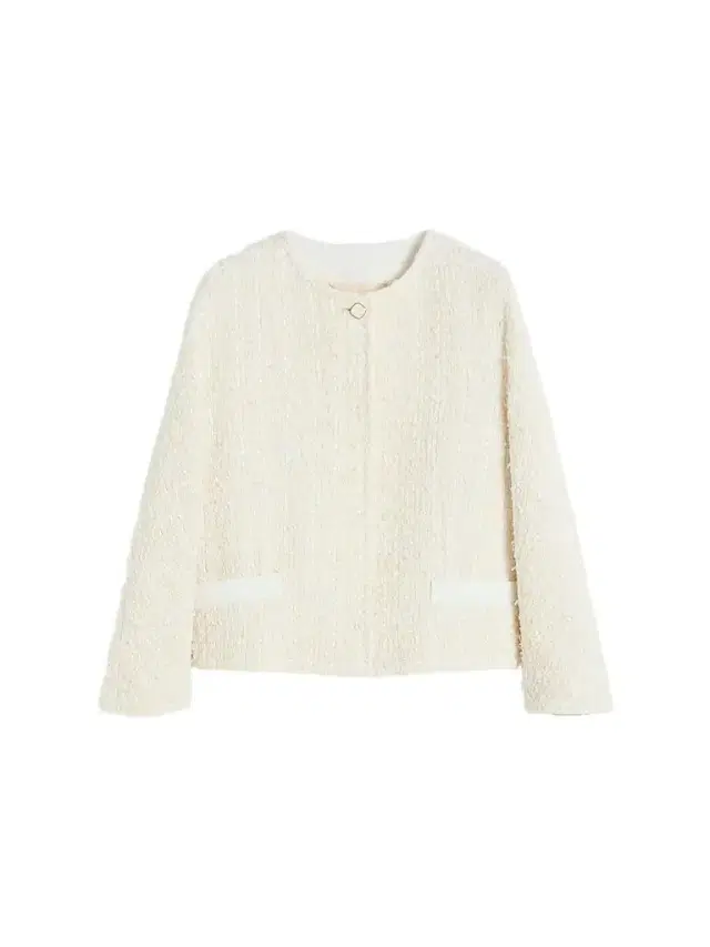 Max Mara Women's Boxy Bouclé Jacket - Beige