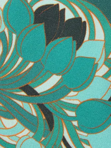 La DoubleJ Women's Bikini Top - Blooming Tulip Place Mint | Thumbnail 4