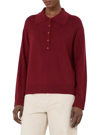 Max Mara Women's Wool Knit Jumper - Raspberry - Size XL | Thumbnail 3