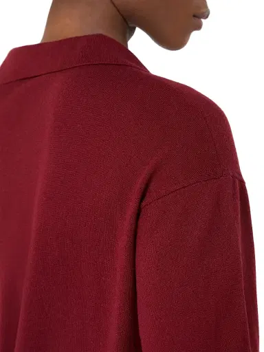Max Mara Women's Wool Knit Jumper - Raspberry - Size XL | Thumbnail 5