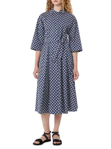 Weekend Max Mara Women's Printed Cotton Poplin Dress | Thumbnail 2