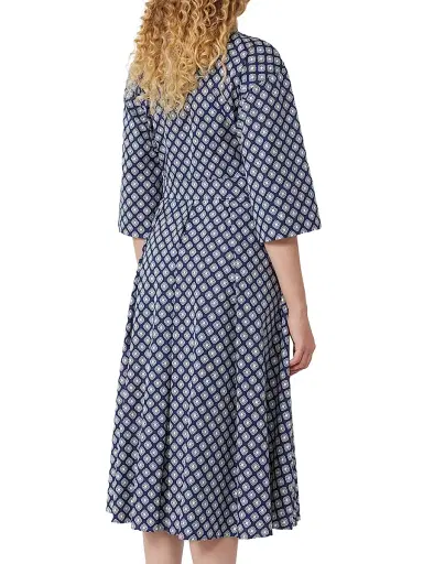 Weekend Max Mara Women's Printed Cotton Poplin Dress | Thumbnail 4