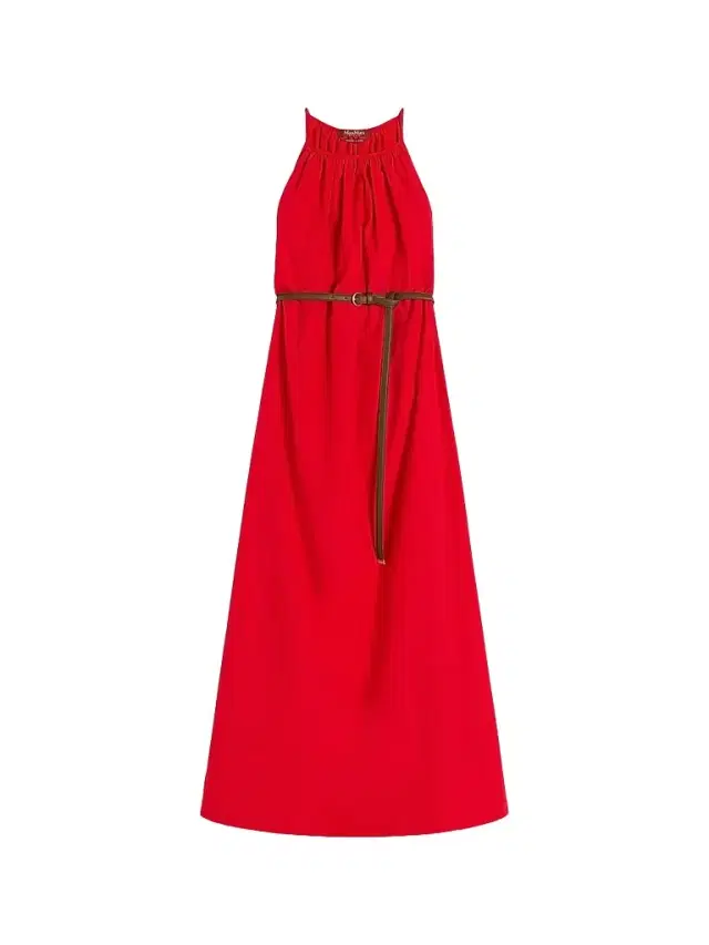 Max Mara Women's Cotton Poplin Dress - Red