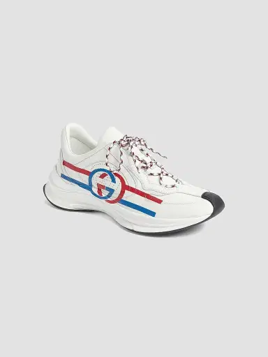 Gucci Men's Run Sneaker - White - Size 10.5 | Thumbnail 2 Gucci Men's Run Sneaker - White - Size 10.5 | Thumbnail 2