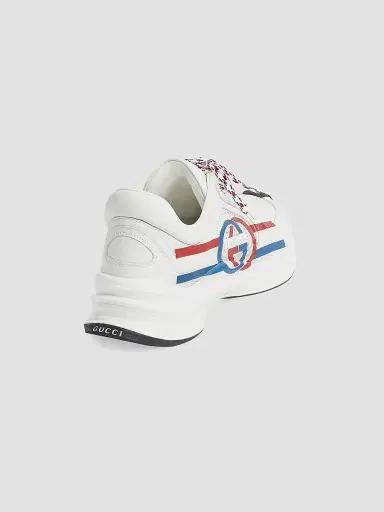 Gucci Men's Run Sneaker - White - Size 10.5 | Thumbnail 3 Gucci Men's Run Sneaker - White - Size 10.5 | Thumbnail 3