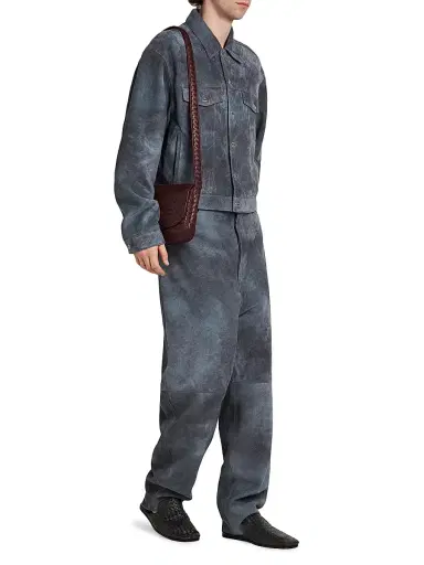 Bottega Veneta Men's Cloudy Suede Trousers | Thumbnail 6 Bottega Veneta Men's Cloudy Suede Trousers | Thumbnail 6