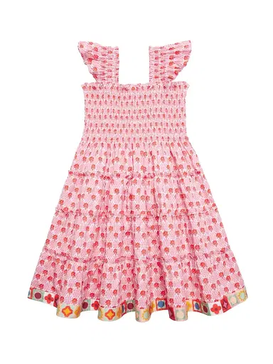 Hill House Home Baby Little Girl's & Girl's Tiny Ellie Nap Dress - Pink Cala Check 18 Months | Thumbnail 1