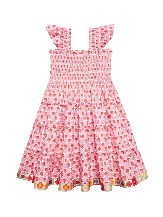 Hill House Home Baby Little Girl's & Girl's Tiny Ellie Nap Dress - Pink Cala Check 18 Months