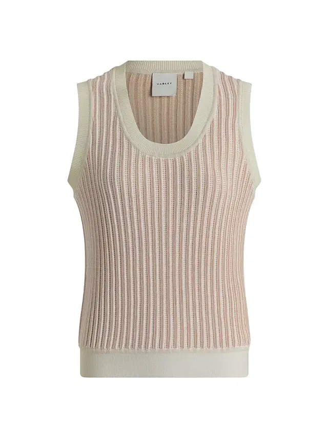 Women's Aldcroft Stitch Knit Tank Top - Snow White