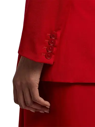 Ralph Lauren Collection Women's Ramona Wool-Blend Jacket - Bright Red - Size 6 | Thumbnail 7 Ralph Lauren Collection Women's Ramona Wool-Blend Jacket - Bright Red - Size 6 | Thumbnail 7