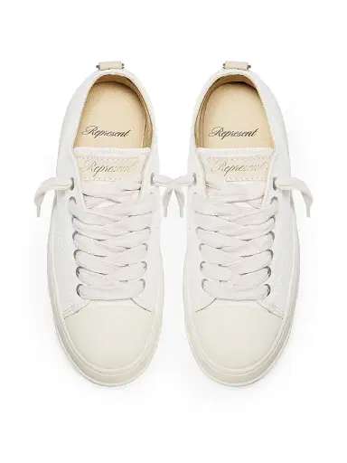 Represent Men's Canvas Platform Low-Top Sneakers | Thumbnail 4 Represent Men's Canvas Platform Low-Top Sneakers | Thumbnail 4
