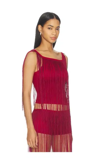 1XBLUE Long Fringe Tank Top | Thumbnail 2