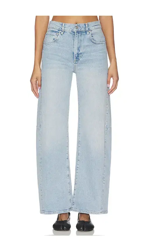 PAIGE Arellia Skimmer Barrel Jeans