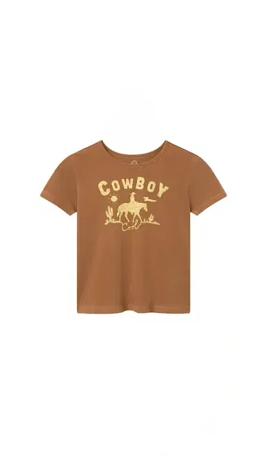 Junk Food Kids Cowboy Cool Tee | Thumbnail 1 Junk Food Kids Cowboy Cool Tee | Thumbnail 1