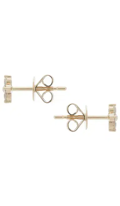 EF COLLECTION Diamond Fleur Stud Earring | Thumbnail 2 EF COLLECTION Diamond Fleur Stud Earring | Thumbnail 2