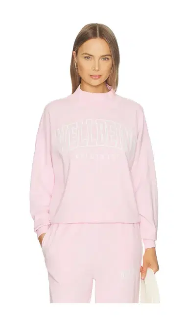 WellBeing + BeingWell WellBeing + BeingWell Shay Oversized Mock Neck Crew | Thumbnail 1