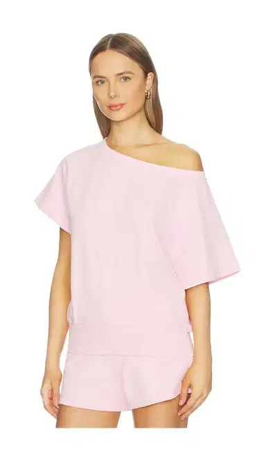 WellBeing + BeingWell WellBeing + BeingWell Whitney Off Shoulder Sweatshirt | Thumbnail 2 WellBeing + BeingWell WellBeing + BeingWell Whitney Off Shoulder Sweatshirt | Thumbnail 2