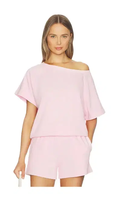 WellBeing + BeingWell WellBeing + BeingWell Whitney Off Shoulder Sweatshirt | Thumbnail 1 WellBeing + BeingWell WellBeing + BeingWell Whitney Off Shoulder Sweatshirt | Thumbnail 1