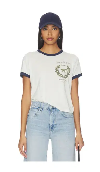 The Laundry Room Year Of The Horse Perfect Ringer Tee | Thumbnail 2 The Laundry Room Year Of The Horse Perfect Ringer Tee | Thumbnail 2