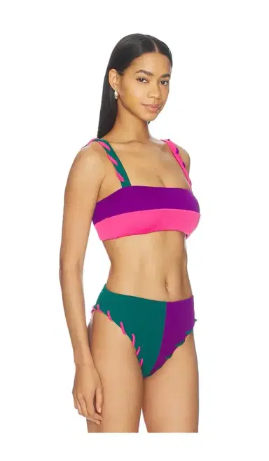 Nau Bikinis Contour Colorblock Bikini Top | Thumbnail 2