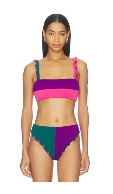 Nau Bikinis Contour Colorblock Bikini Top | Thumbnail 1