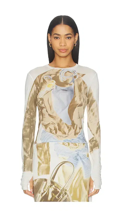 MARRKNULL Printed Top