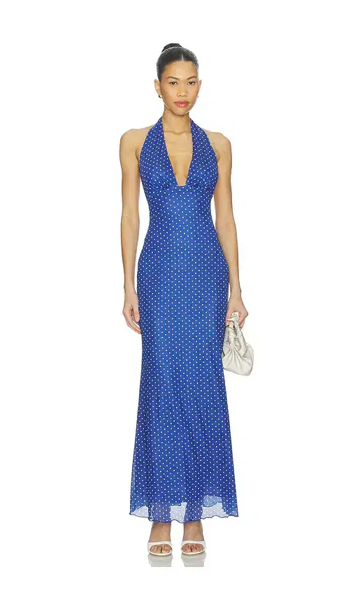 MORE TO COME Charly Halter Maxi Dress