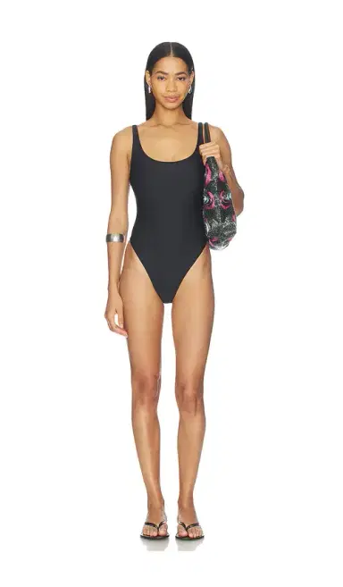 Skims Signature Swim Scoop Neck One Piece | Thumbnail 1 Skims Signature Swim Scoop Neck One Piece | Thumbnail 1