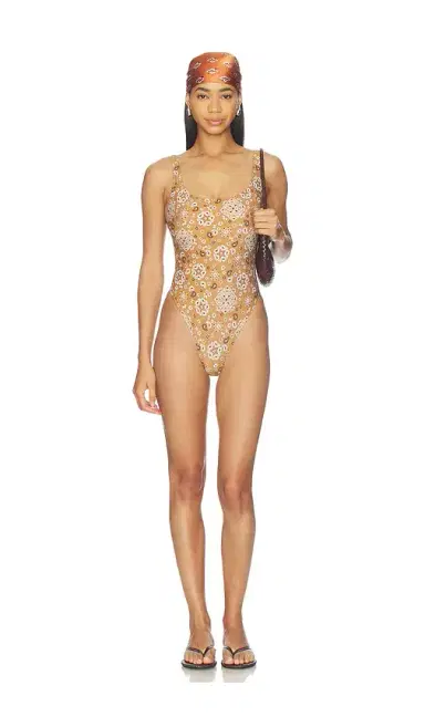 Skims Signature Swim Scoop Neck One Piece | Thumbnail 1 Skims Signature Swim Scoop Neck One Piece | Thumbnail 1