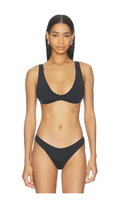 Skims Signature Swim Plunge Triangle Top | Thumbnail 1 Skims Signature Swim Plunge Triangle Top | Thumbnail 1
