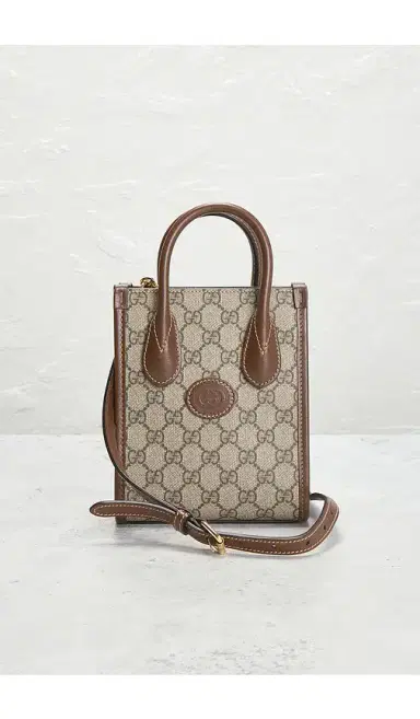 FWRD Renew Gucci Retro Interlocking G Mini Tote Bag | Thumbnail 2
