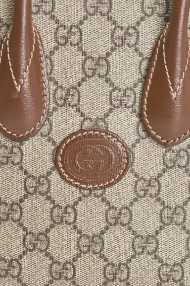 FWRD Renew Gucci Retro Interlocking G Mini Tote Bag | Thumbnail 7