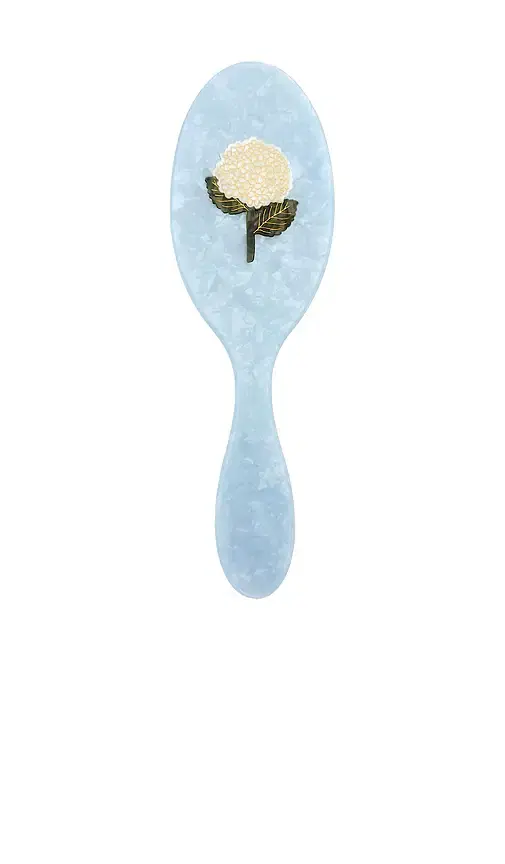 Solar Eclipse Hand-painted Hydrangea Amazing Hair Day Brush